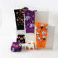 3 Pairs Of Fashionable And Unique Mid-calf Socks With Halloween Patterns,Suit For Men And Women Holiday Wearing