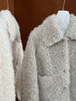 Lamb Fur White Shearling Jacket Women&