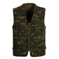 Men Camouflage Fishing Hunting Vest Cargo Outdoor Game Outwear Waistcoat Multi-Pocket Photography Recreational Vest