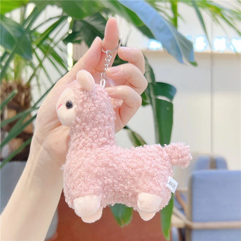 Cartoon Cute Alpaca Plush Creative Doll Keychain