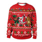 Ugly Christmas Sweaters Green Jumpers 3D Funny Printed Holiday Party Xmas Sweatshirt for Party Birthday Xmas Sweatshirt 2025