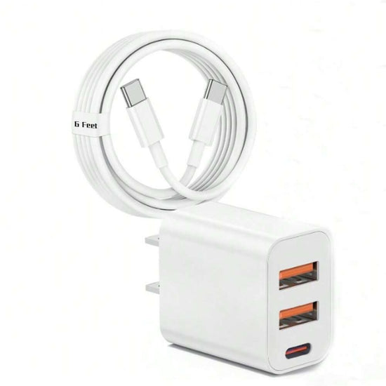 Charger Cable - Portable, Durable, Essential For Charging Compatible With Multiple Devices And Ensures Device Safety.